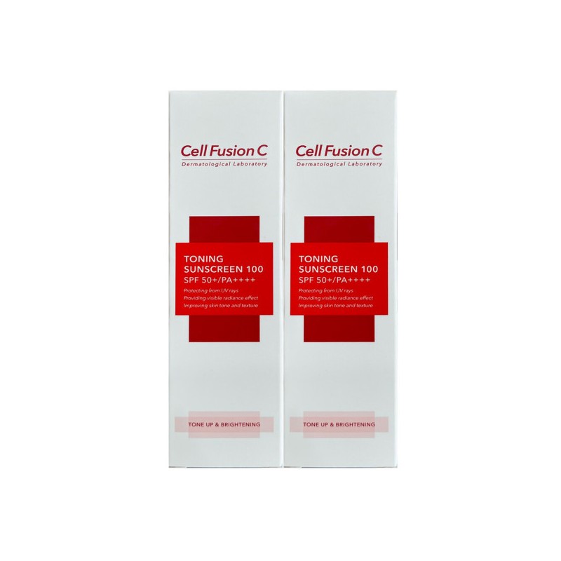 Cell Fusion C 셀퓨전씨 토닝 썬스크린 100 50ml(SPF50+) 2개 /
