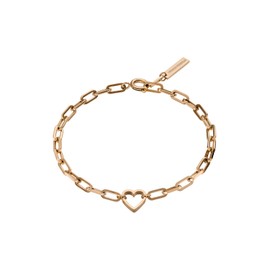 Liebeskind Berlin Women's Bracelet, Stainless Steel, 20 cm, Stainless Steel, rosé