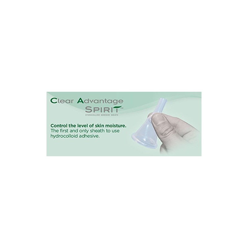 Spirit Style 1 Hydrocolloid Sheath Male External Catheter, Small 25
