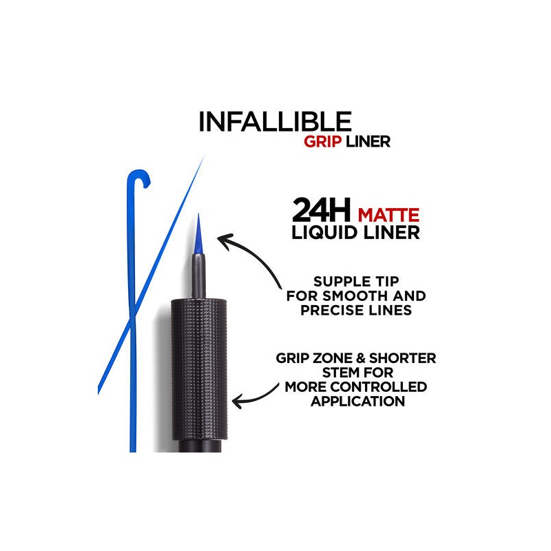 L'Oreal Matte Signature Liner 02 Blue
