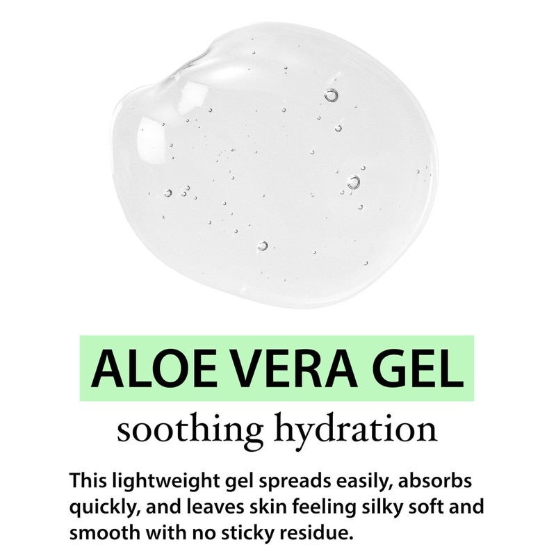 Amara Beauty Aloe Vera Gel from Organic Cold Pressed Aloe,