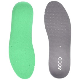 ECCO Women's Active Performance Textile Insole, Dark Grey Perforated, 4-4.5