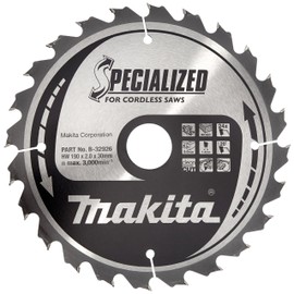 Makita B-32926 Specialized Blade for Cordless Saws 190x30x24T
