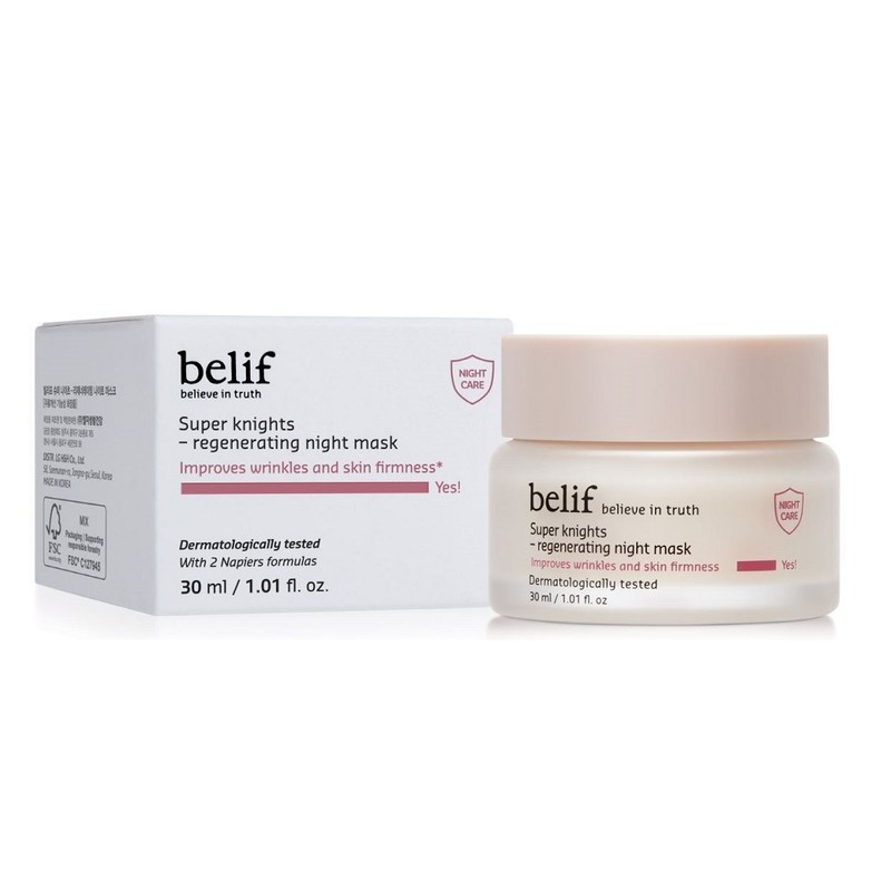belif Super Knights Regenerating Night Mask 30ml - Regenerating Night
