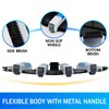Enhanced Pool Vacuum Head with Direction-Control Swivel Handle Pool Brush