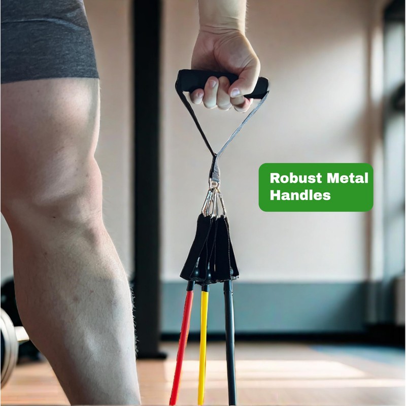 EverEpic Complete Workout Set: Resistance Bands with Handles, Exercise Bands