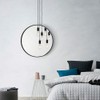 iDEGU Modern and Retro Pendant Light, 3 Arms DIY Spider