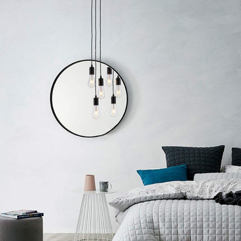 iDEGU Modern and Retro Pendant Light, 3 Arms DIY Spider