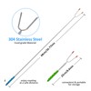 Barbecue Forks-4 Pack Marshmallow Roasting Sticks Extendable Stainless Steel 27