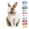 50 Pcs Little Pet Hair Clips Mini Peach Heart Hairpin