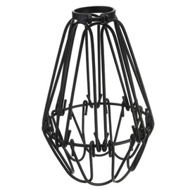 Uonlytech Metal Lamp Guard Wire Cage Pendant Light Lighting Guard Lamp Shade for Chandelier Hanging Light Fixtures Lamp Cage Shade Industrial Bulb Birdcage Lamp Shade Fixed Iron Personality