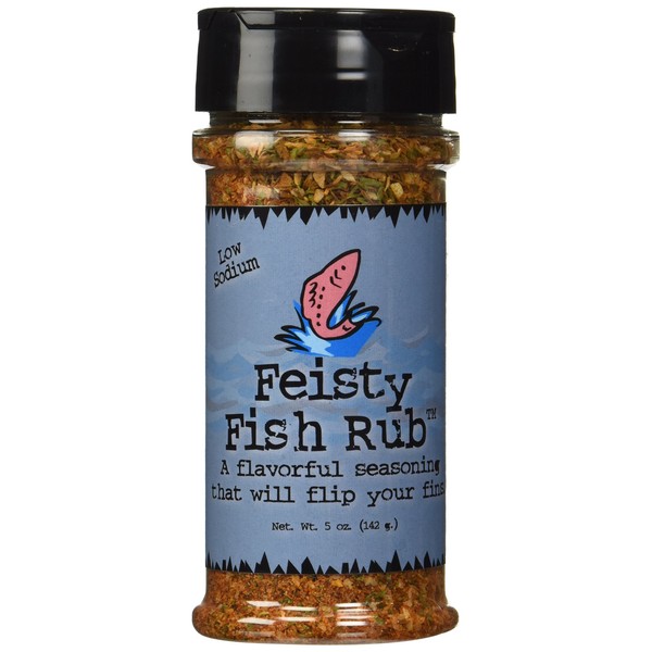 Mom's Gourmet Spice Blends, Feisty Fish Rub, 5 Ounce