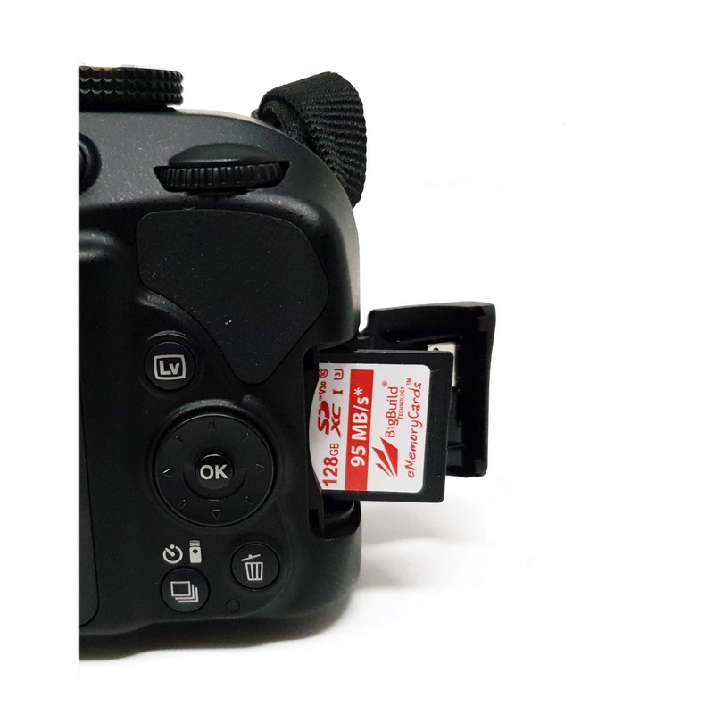 BigBuild Technology 128GB U3 95MB Memory Card for Olympus OM