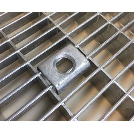 U-Bolt Upper Part No. 23 for Grate Clamps for Mesh Size 30 x 10 or 33 x 11 mm Pack of 10