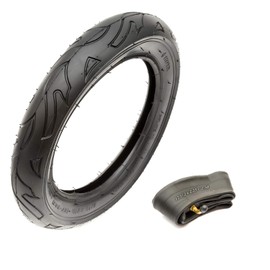 Tyre & Inner Tube 12.5 x 2.25 Flame Tread 2 Ply Compatible/Replacement for Quinny Moodd Pushchair Pram