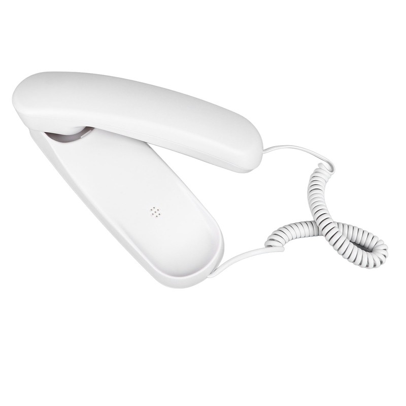 Wall Mountable Telephone Multifunctional Clear Sound Corded Landline Phone for