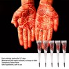 12pcs 25g Temporary Tattoo Paste Cone Shaped Lasting 5 to