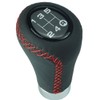 Universal 5-Speed Gear Lever Gear Knob with Red Stitching Including