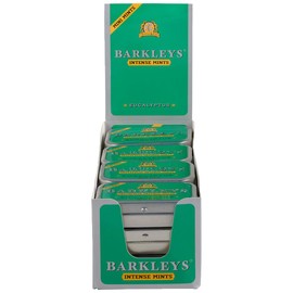 Barkleys Eucalyptus Breath Mini Mints - Strong Eucalyptus Flavor Cool Mint Candy For Party, After Dinner, Wedding, Every Day Use-Vegan Breath Mints In Reusable Classic Mini Travel Tins - 15gr, 12-pack