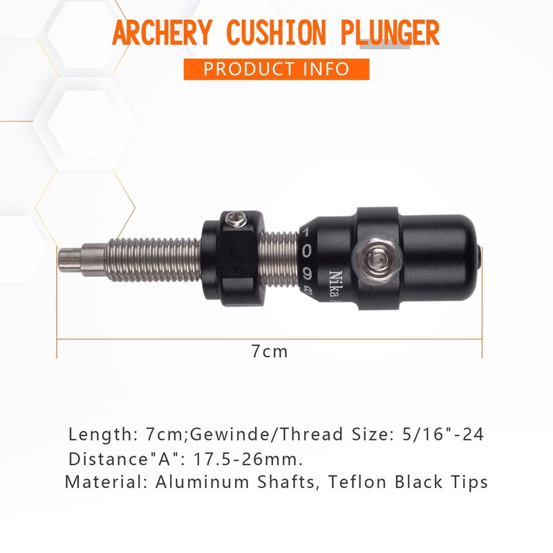 Aluminum Archery Pillow Piston + Magnetic Arrow Rest Set -