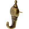 The Hillman Group 122212 Antique Push Pin Hanger Brass Plated,