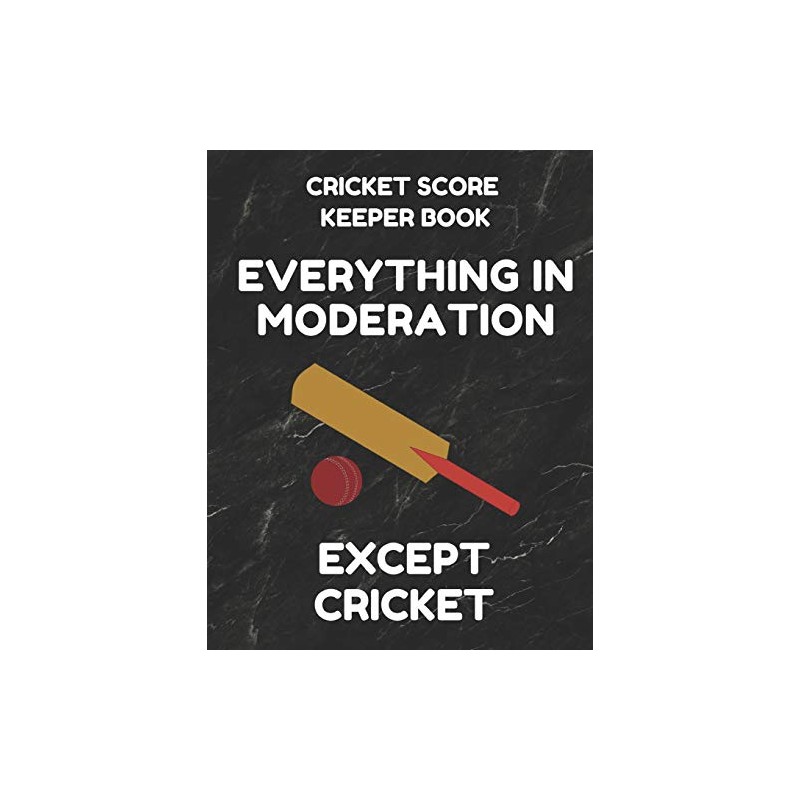 Cricket Score Keeper Book: Scorebook of 100 Score Sheet Pages