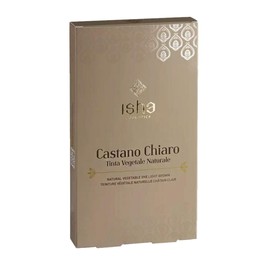 ISHA cosmetics - Light Chestnut Vegetable Dyed Powder - Dermatologically Tested and Nickel-Plated <1ppm-Vegan-100g