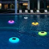 NORTTA 3 Pack Solar LED Floating Pool Lights 16 Colors