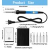 Wood Burning Kit 60W 110V Pyrography Pen Set Adjustable Temperature