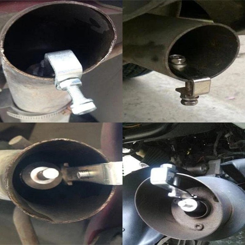 Car Turbo Sound Muffler Exhaust Pipe Oversized Roar Maker Loud