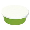 Kerbl Lid for feeding bowl, 2 litres, white (cover for