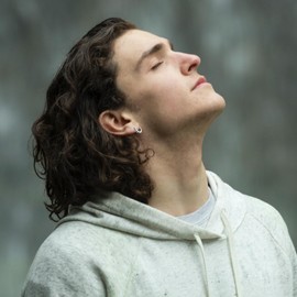 LEECCI Cross Hoop Earrings 925 Sterling Silver Celtic Knot Huggie Earrings Huggie Hoops for Men Women