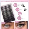 MOTIBACK 400pcs 40D lash extension set (Pink)
