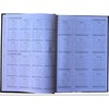 2025 A5 Diary Page per Day Navy Blue