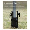 Geieold 2 x Awning Pole Fixing Tube Ground Bracket Windproof