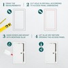 ECOPRO VENT 6" x 12" Lockable White Metal Access Panel.