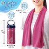 Cool Towel with Bottle, Pink, Cooling Towel, Cool, Sports Towel,