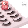Fake Lashes Natural Wispy Lashes Airy Volume Faux Mink Lashes