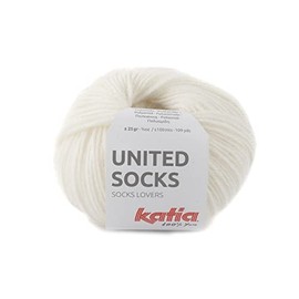25 g United Socks – Colour 6 – White – There are 24 plain colours to choose from.