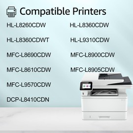 greencycle 2 Pack Cyan Compatible Toner Cartridge Replacement for Brother TN436 TN-436 TN436C TN433 TN431 for Brother HL-L8360CDW HL-L8360CDWT MFC-L8900CDW HL-L8260CDW MFC-L8610CDW Laser Printer