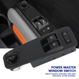 Electric Window Switch For Peugeot Boxer Fiat Ducato Citroen Relay 2011-2016 Models, Direct Replacement Power Window Control Switch With Relay For Van Drivers Side