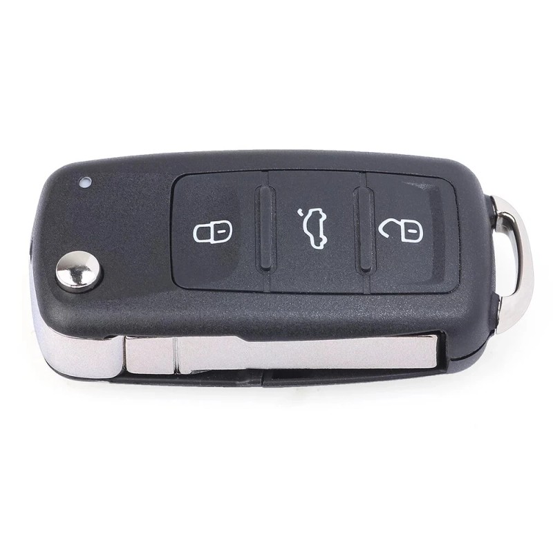 KEYECU for 2011-2016 Volkswagen 4-Button PROXIMITY Flip Smart Key KEYLESS