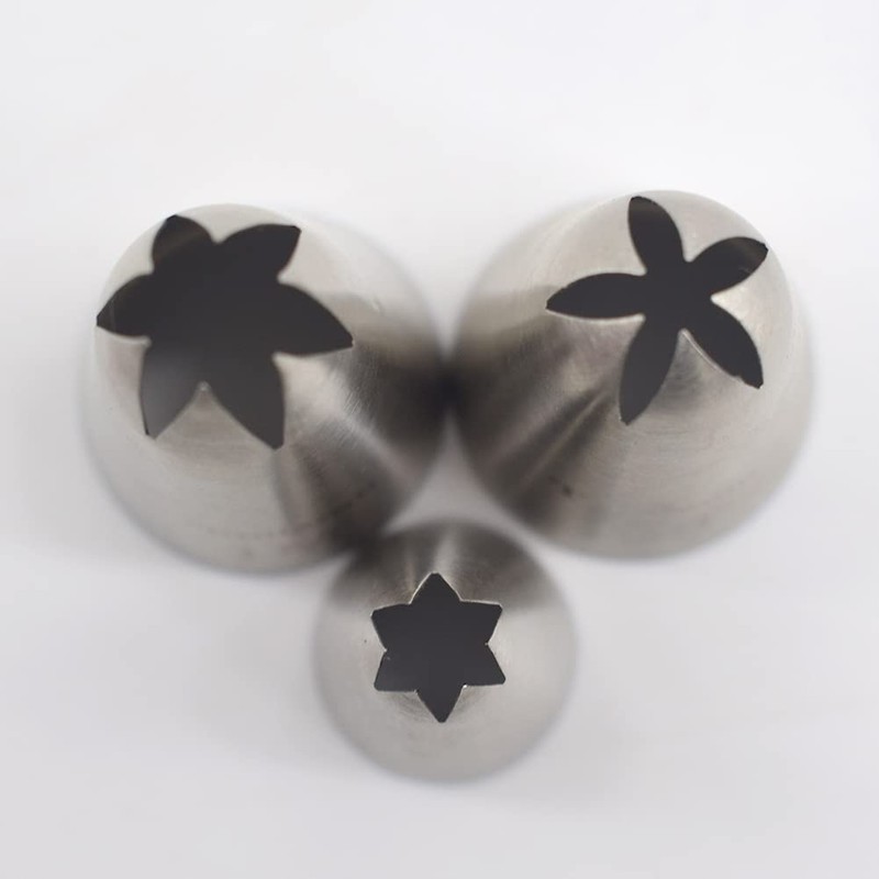 Tumtanm #1M #2B #15 Seamless Stainless Steel Large Icing Piping