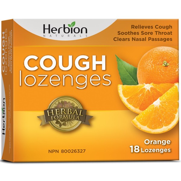 Herbion Cough Lozenges Orange 18 Lozenges
