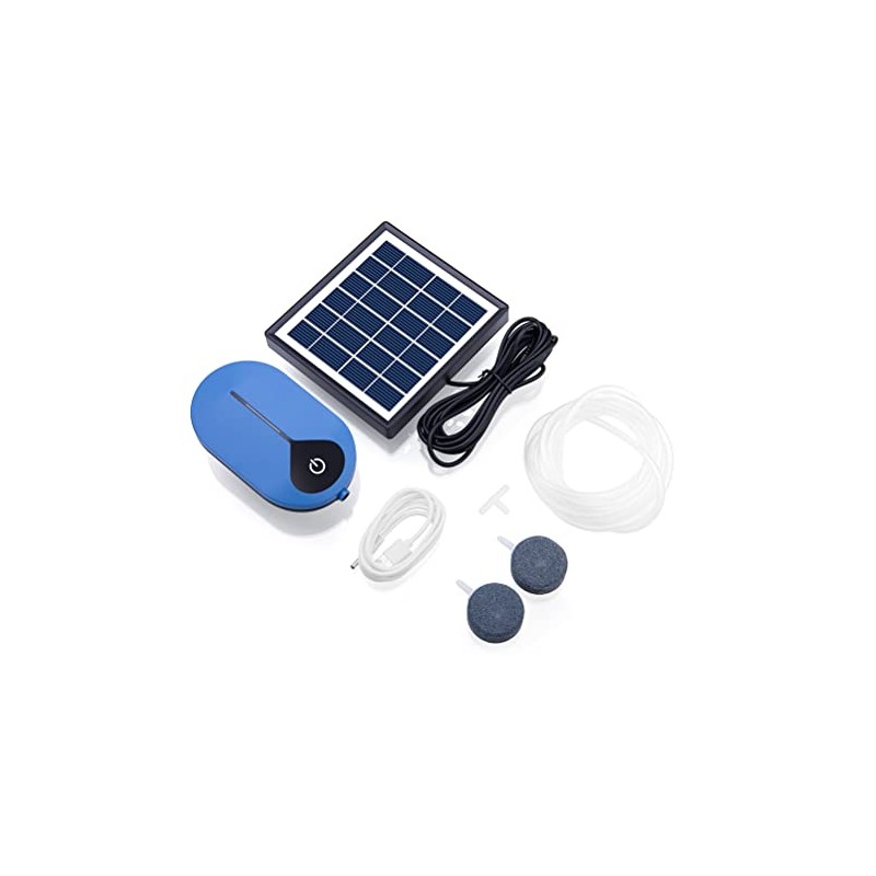 Bomba de Aire Solar, Mini Oxigenador de Tanque de Peces