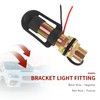 Tsudoku Rotating Flashing Amber Beacon Flexible DIN Rod Tractor Mounting