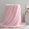 Freyamy Fluffy Long Hair Microfibre Faux Fur Cuddly Blanket 80