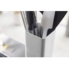 Yamazaki 5183 Kitchen Tool Stand, Square, White, Approx. W 3.7