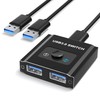 USB 3.0 Switch, Bi-Directional USB Switcher 2 in 1 Out/1