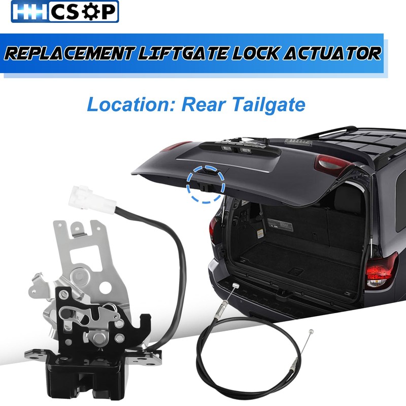 Liftgate Lock Actuator Tailgate Lock Trunk Latch Replacement for Toyota